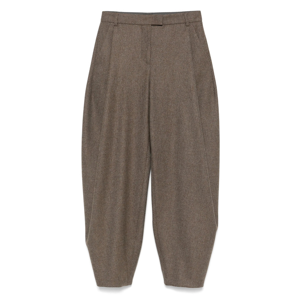 Giorgio Armani Virgin Wool-blend Wide-leg Trousers