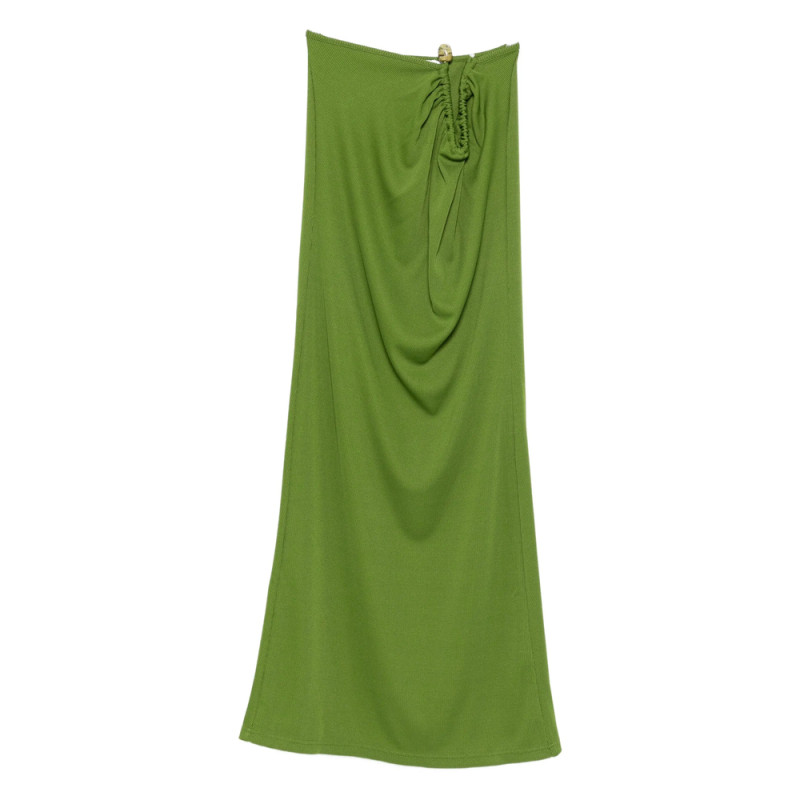 Christopher Esber Ribbed Gathered-effect Skirt