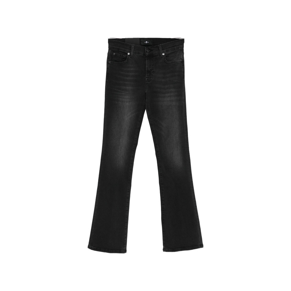 7 For All Mankind Faded Flared Jeans