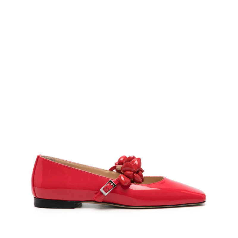 Mach & Mach Puffy Heart Ballet Flats