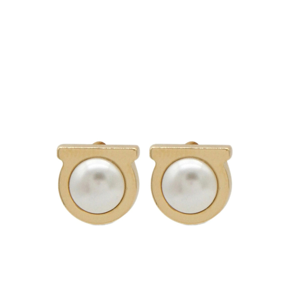 Ferragamo Gancini Stud Earrings
