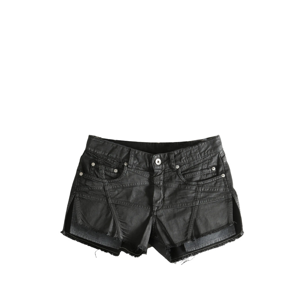 Rick Owens Drkshdw Fringed-hem Shorts
