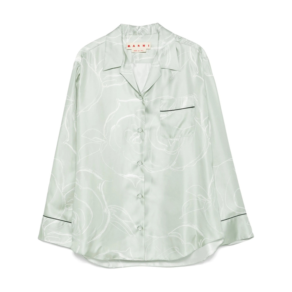Marni Printed Silk Shirt