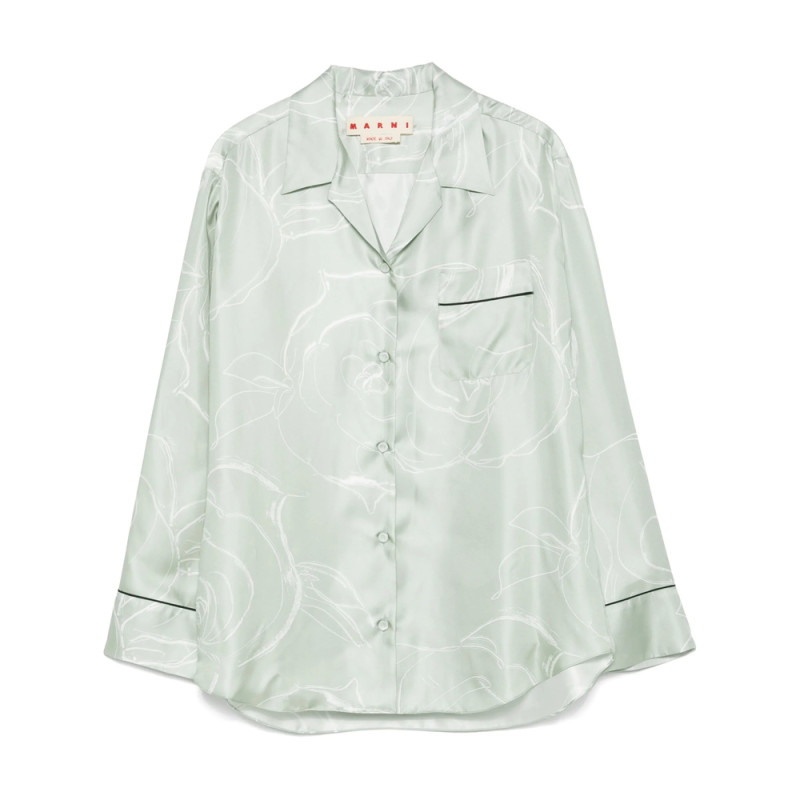 Marni Printed Silk Shirt