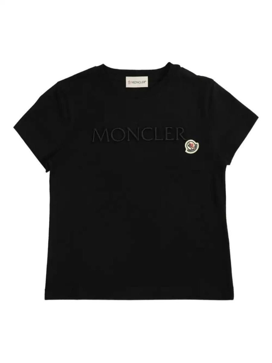 logo-patch cotton T-shirt