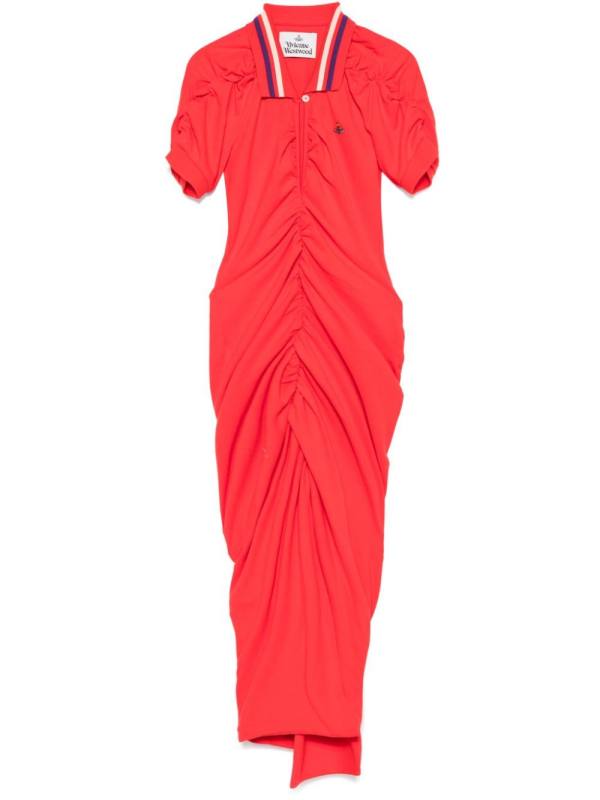 Pulling midi dress