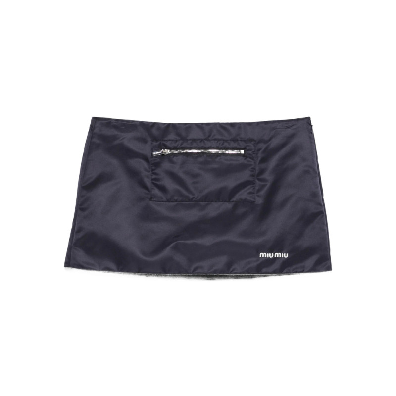 Miu Miu Zip-pocket Mini Skirt