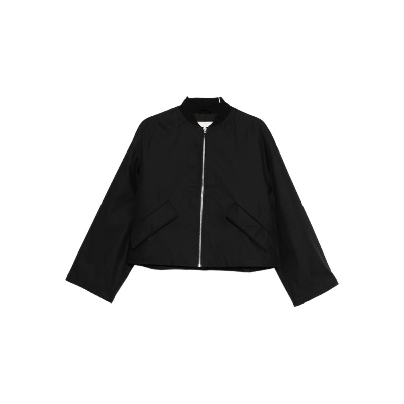 Closed Zip-front Flap-pocket Jacket