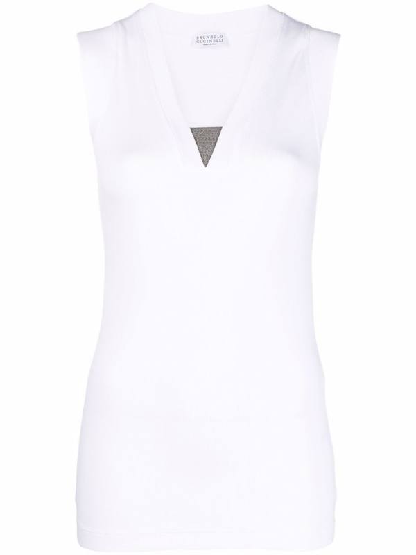 V-neck tank top