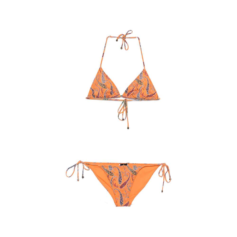 Etro Paisley-print Triangle Bikini