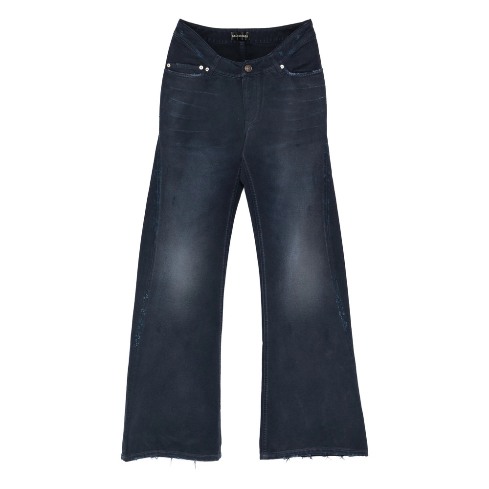 Balenciaga Frayed Denim Jeans