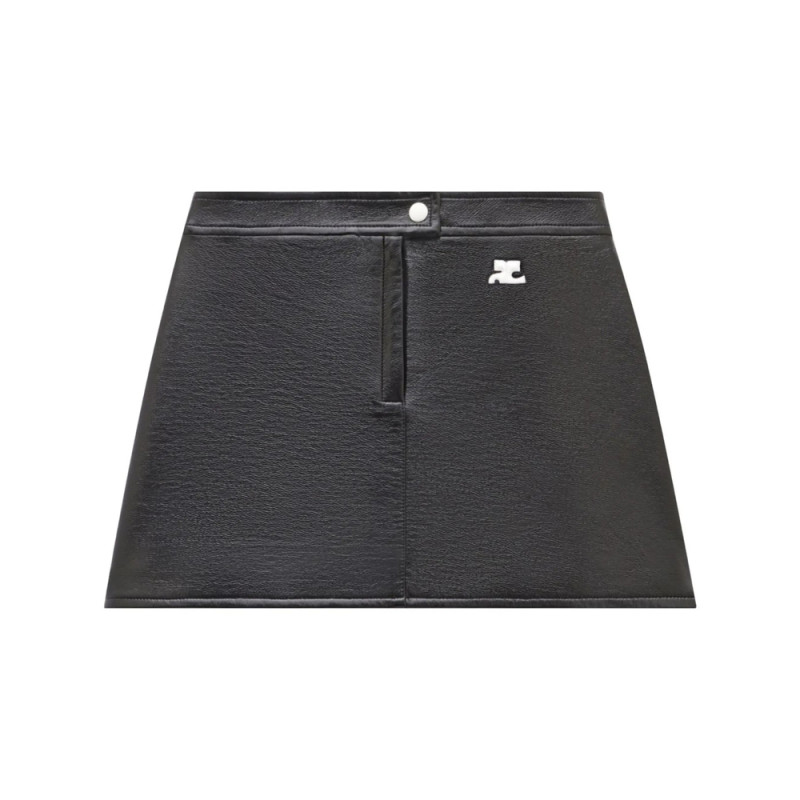 Courrèges Vinyl Mini Skirt