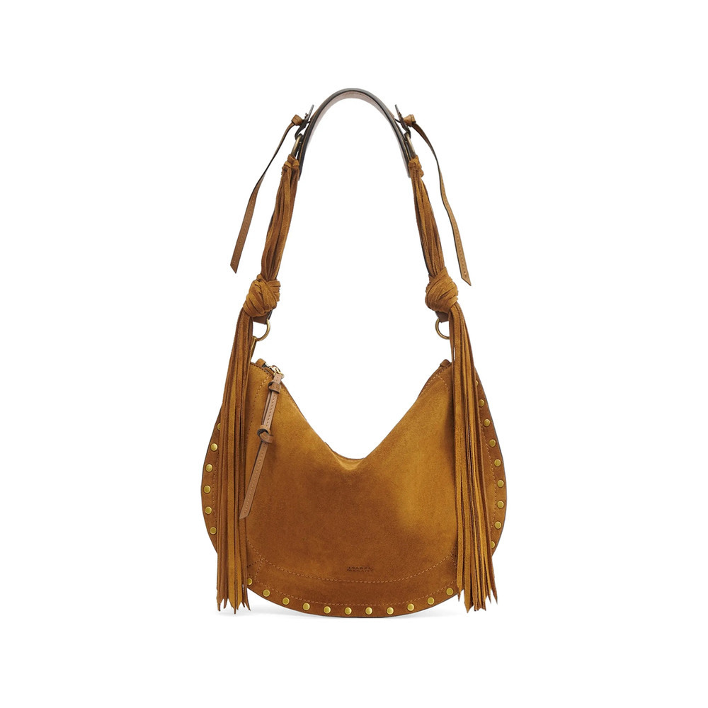 Isabel Marant Oskan Studded Fringed Shoulder Bag