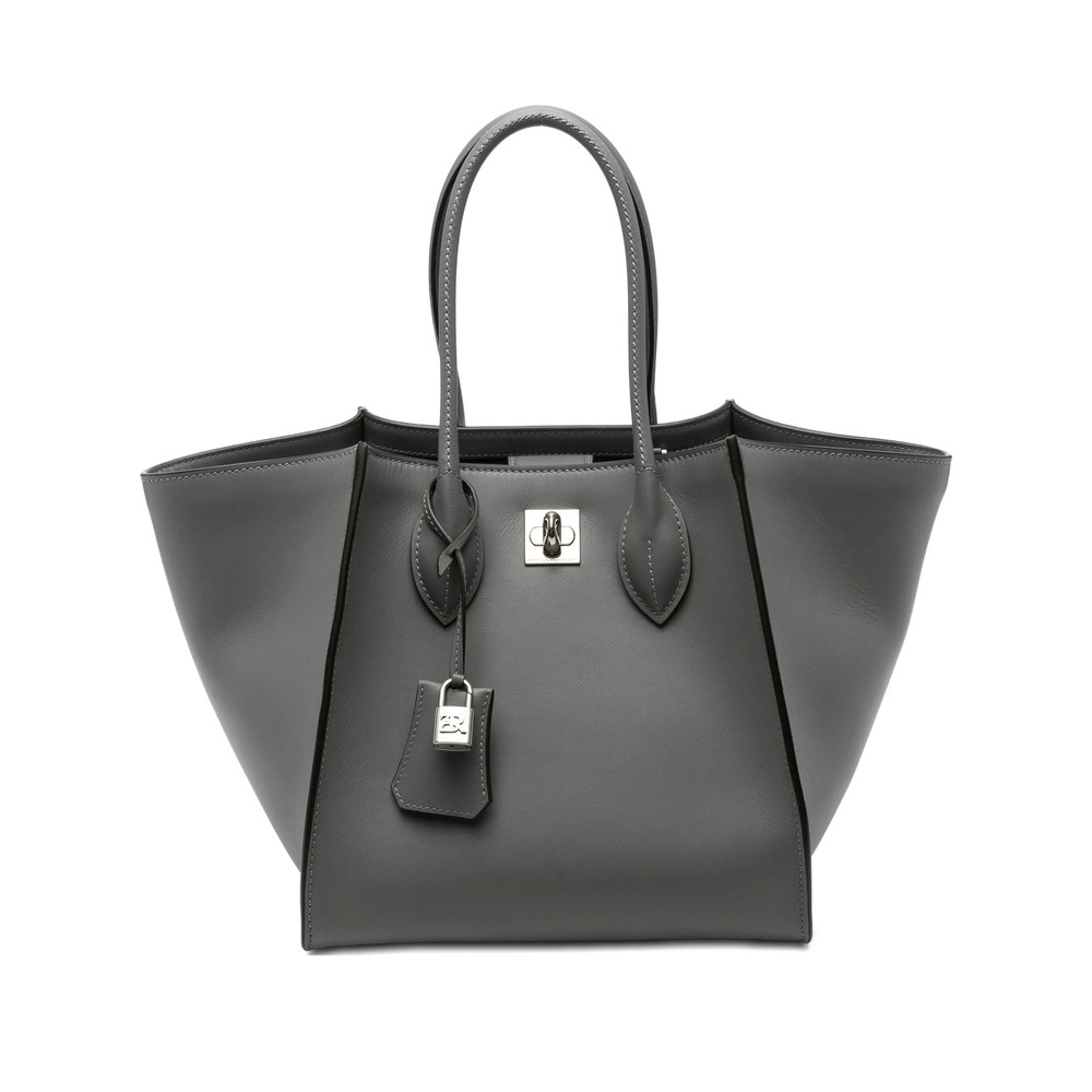 Ermanno Scervino Maggie Padlock Leather Tote Bag