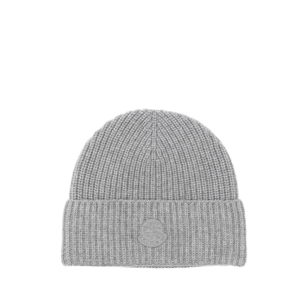Moncler Cashmere Logo-patch Beanie