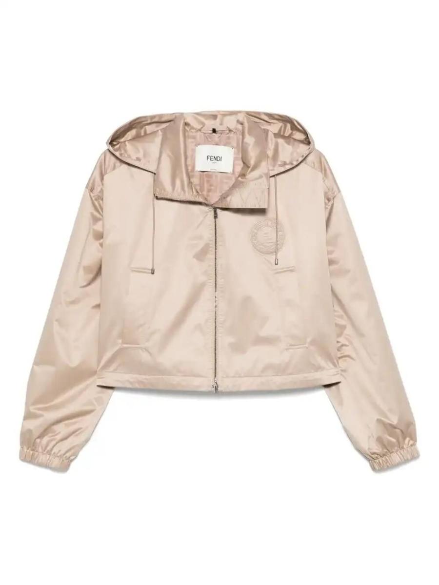 logo-patch jacket