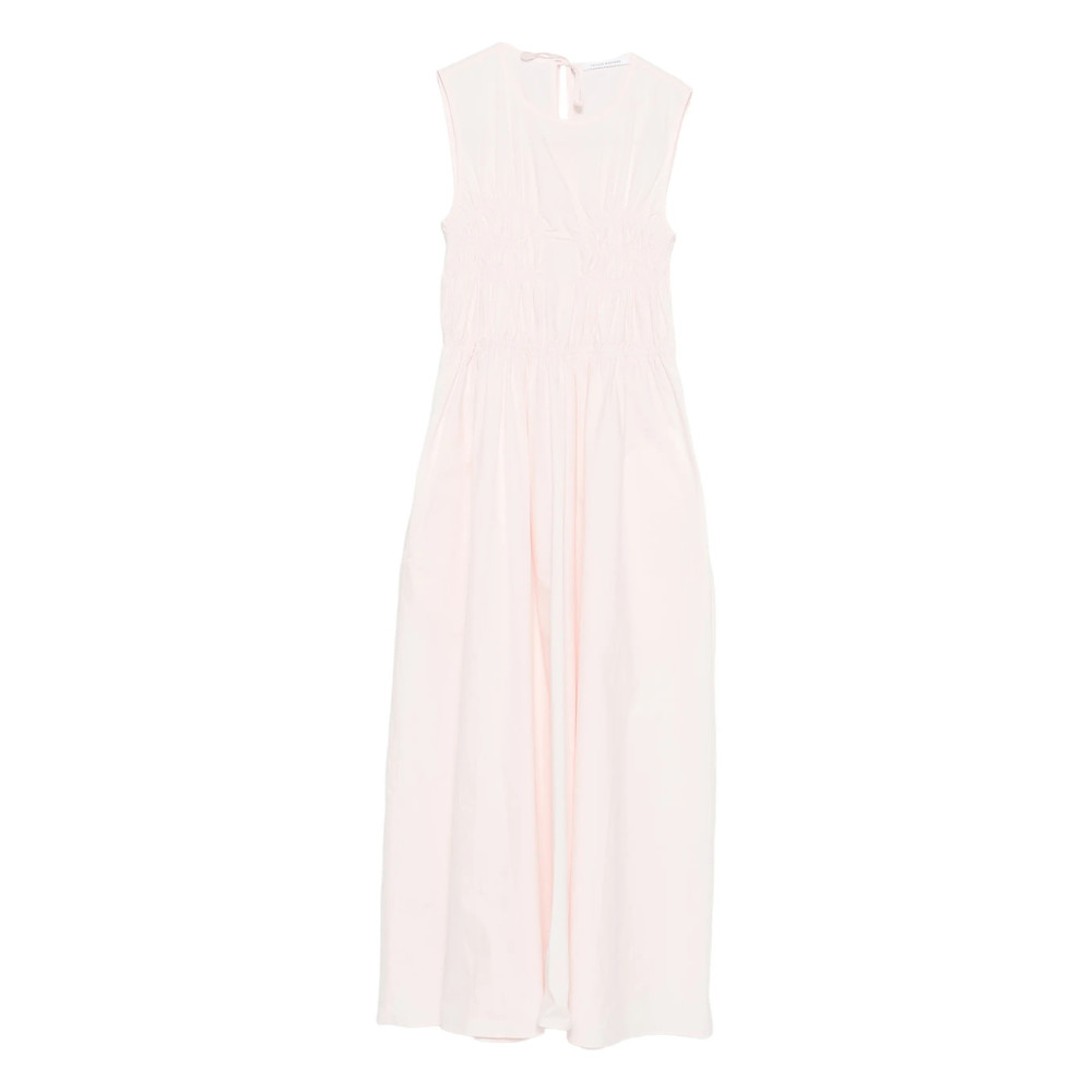 Cecilie Bahnsen Gathered Sleeveless Midi Dress