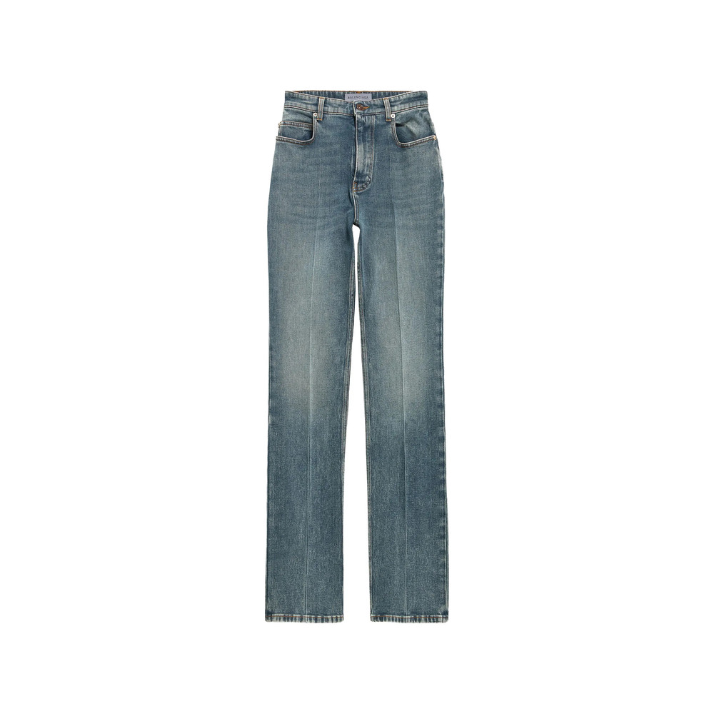 Balenciaga Pressed-crease Jeans