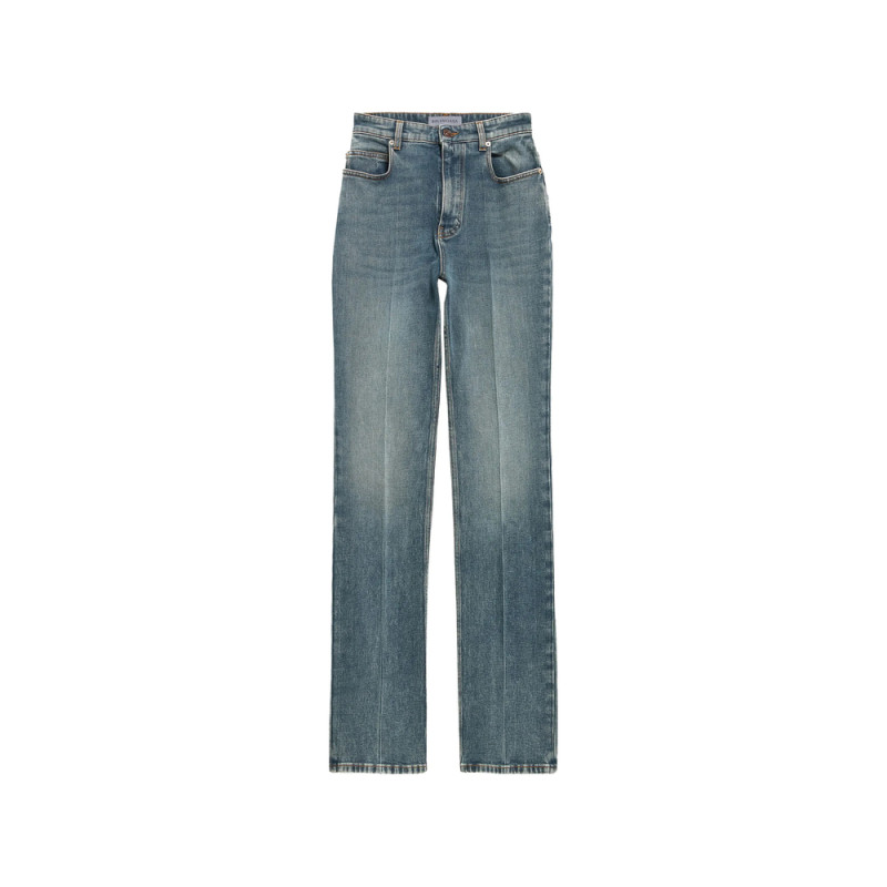 Balenciaga Pressed-crease Jeans