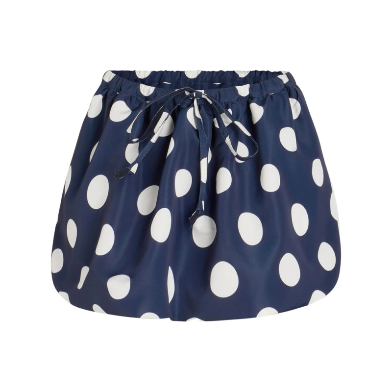 Patou Puffy Faille Mini Skirt