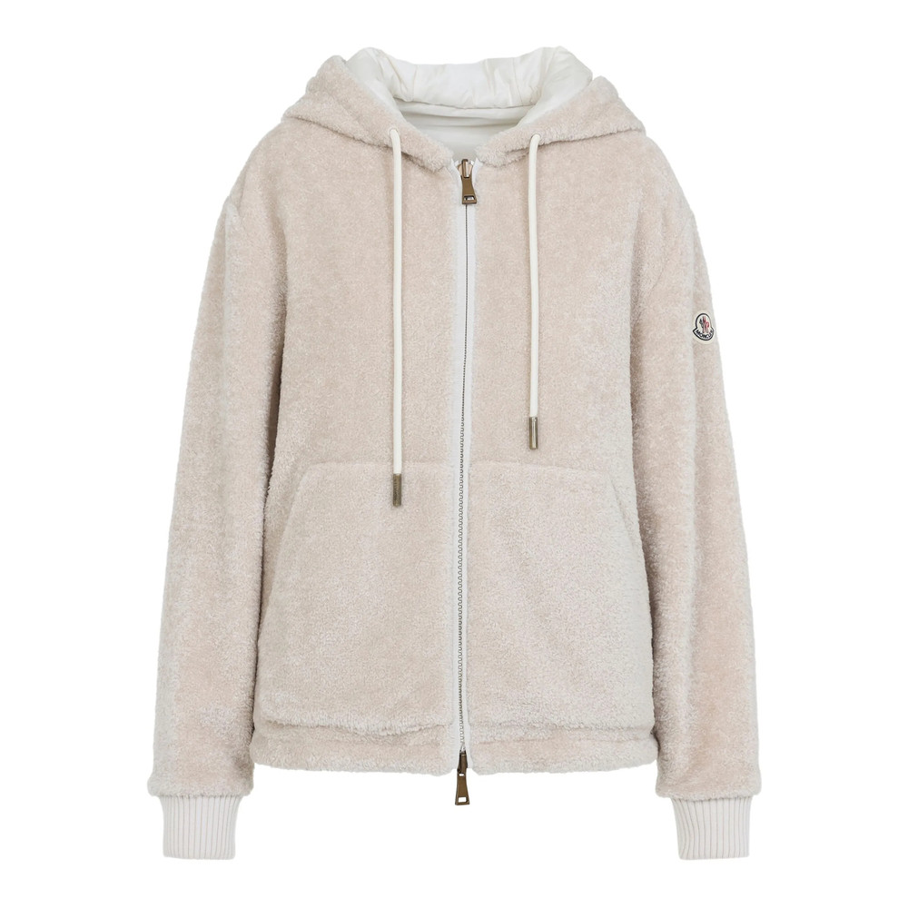 Moncler Zip-up Fleece Hooded Jacket
