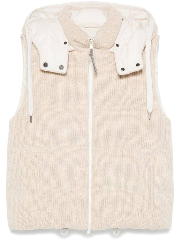 knitted gilet