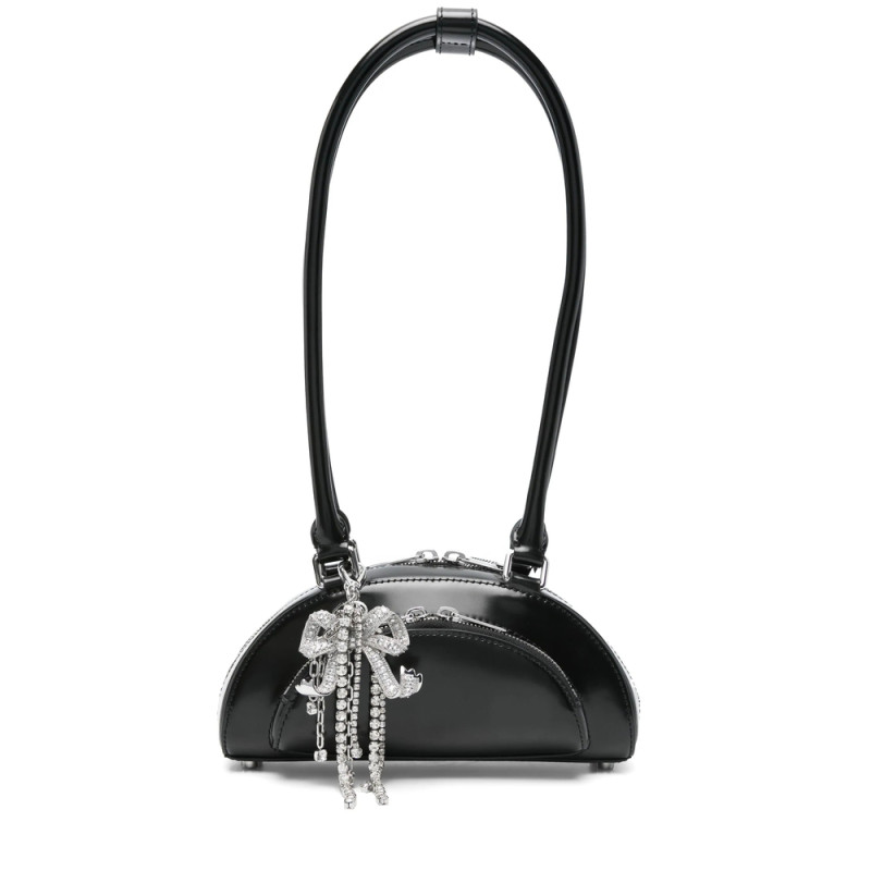 Self Portrait Curved Charm Shoulder Bag