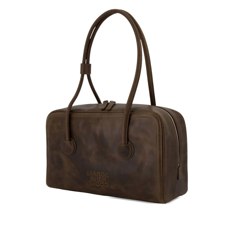 Margesherwood Boston Top-handle Calfskin Shoulder Bag