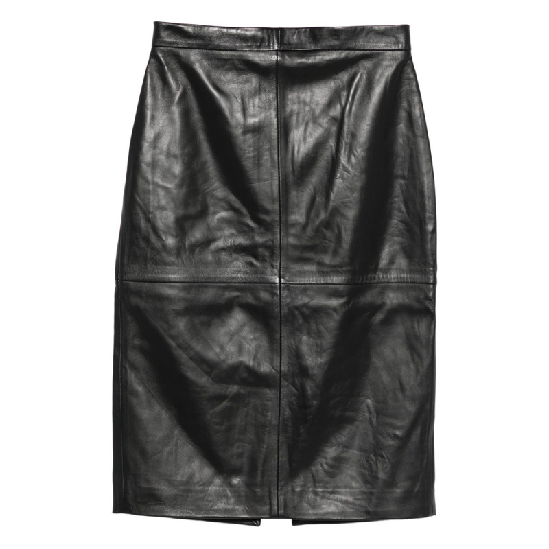 Iro Lambskin Panelled Skirt