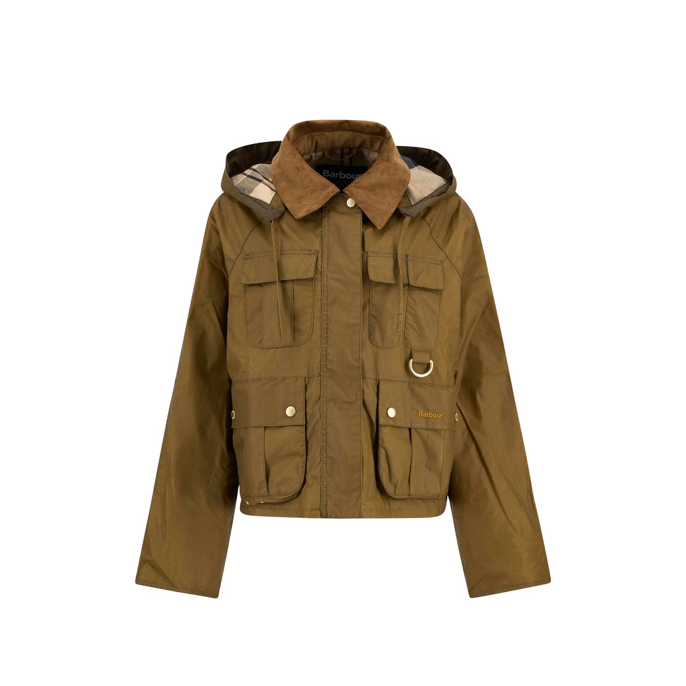 Barbour Liza Corduroy-collar Hooded Jacket