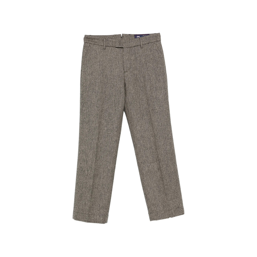 Berwich Alice Herringbone-pattern Trousers