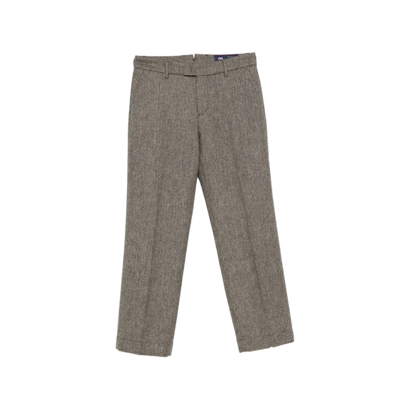 Berwich Alice Herringbone-pattern Trousers