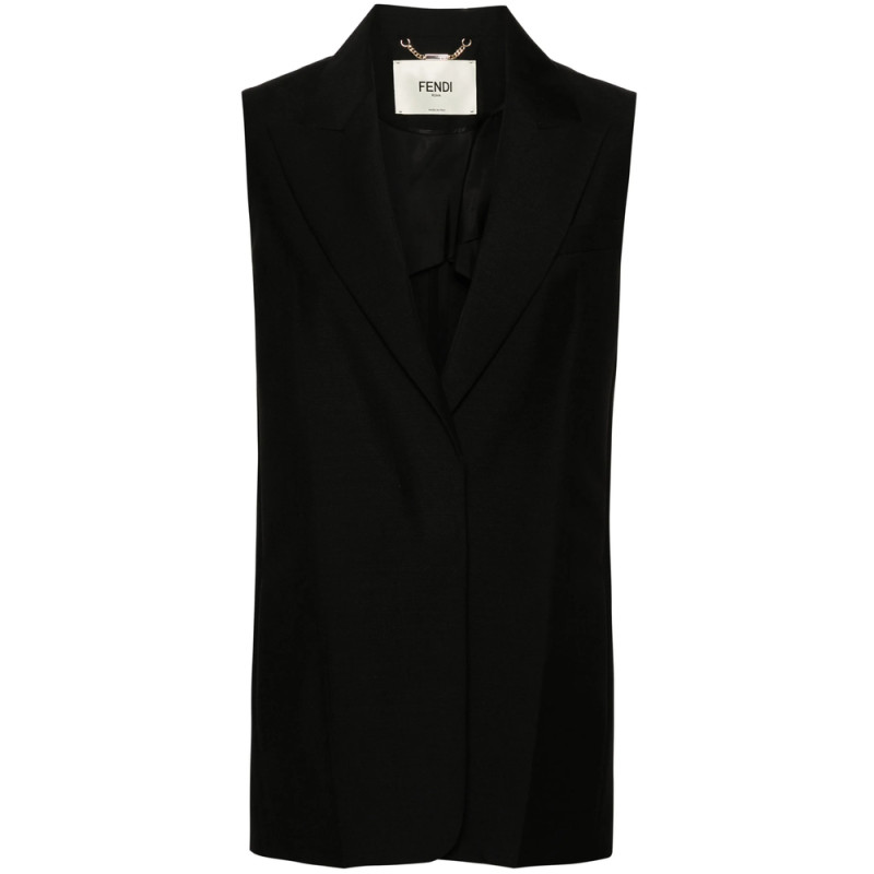 Fendi Peak-lapel Waistcoat