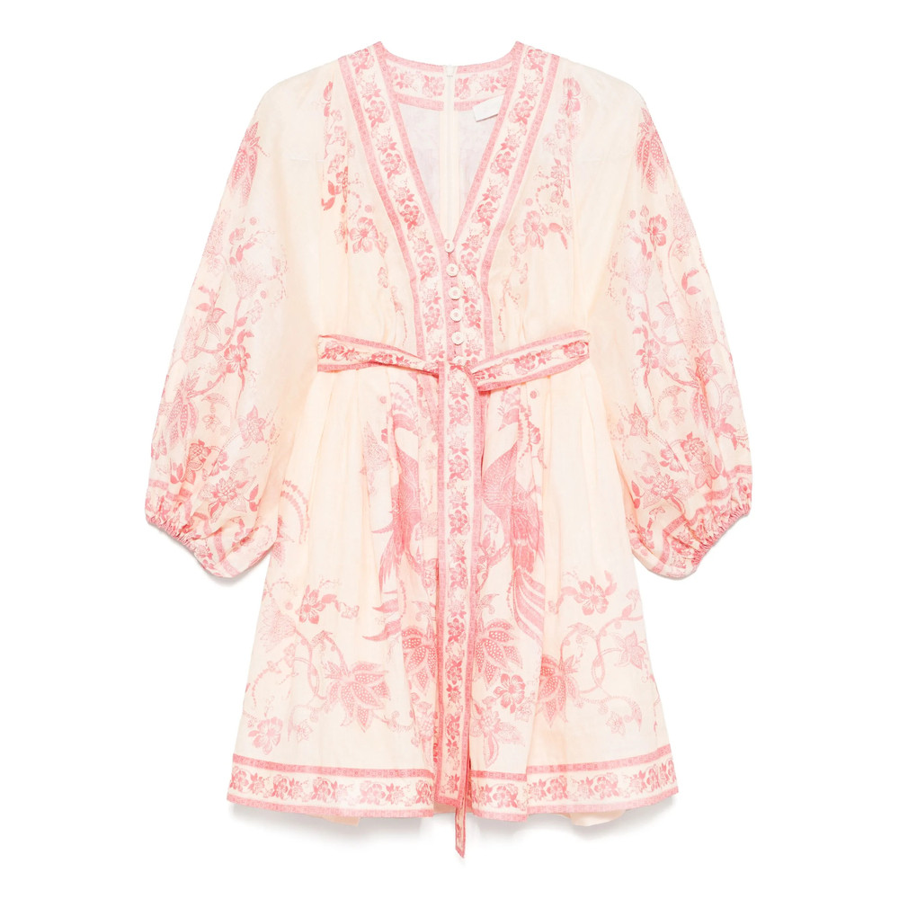 Zimmermann Lucky Linen Mini Dress