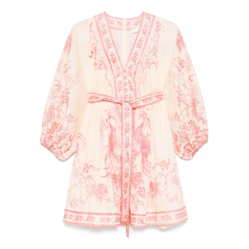 Zimmermann Lucky Linen Mini Dress