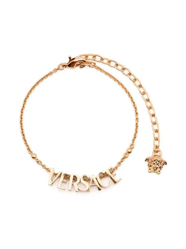 logo-lettering bracelet