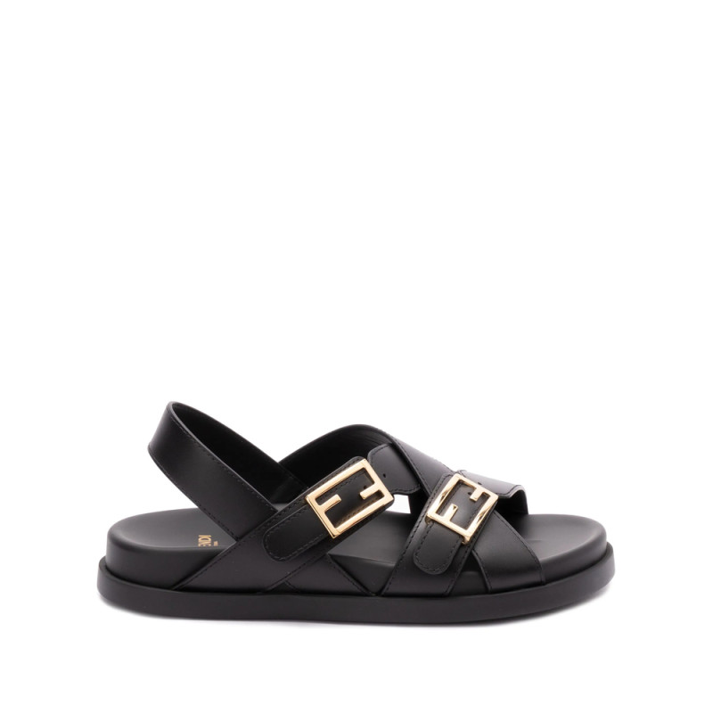 Fendi Leather Sandals