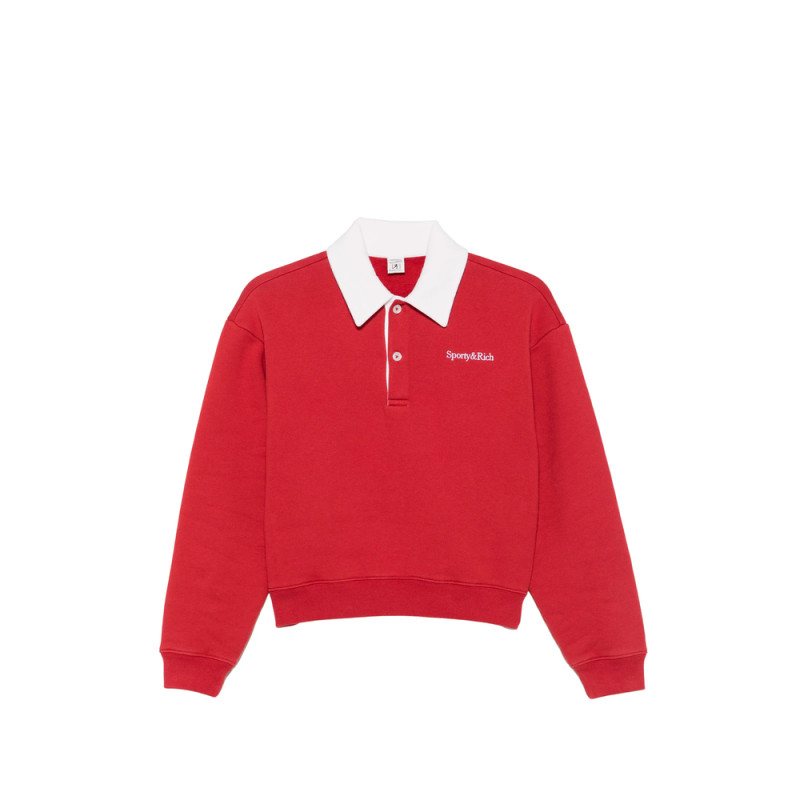 Sporty & Rich Evin Logo-print Polo Shirt