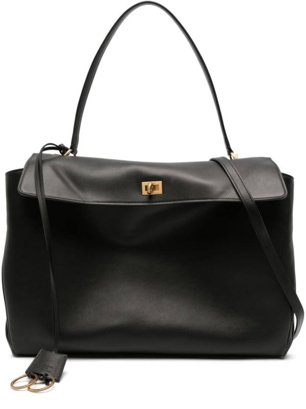 large Rodeo leather tote bag