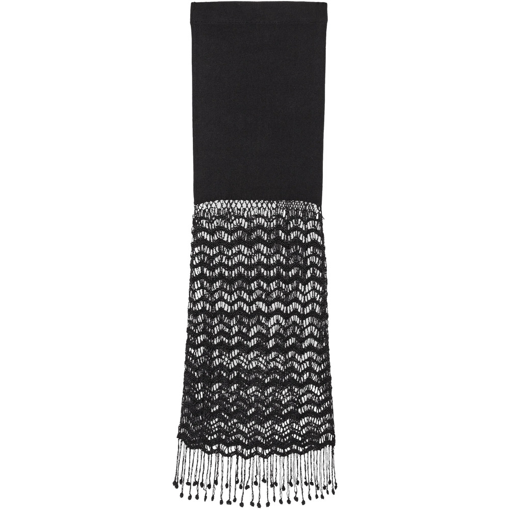 Ganni Macramé-detailing Maxi Skirt