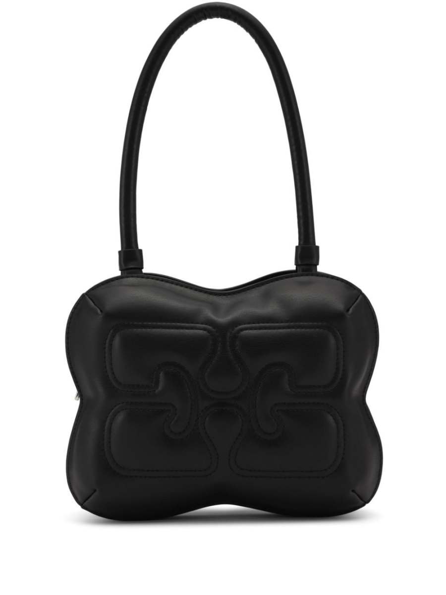 butterfly leather shoulder bag