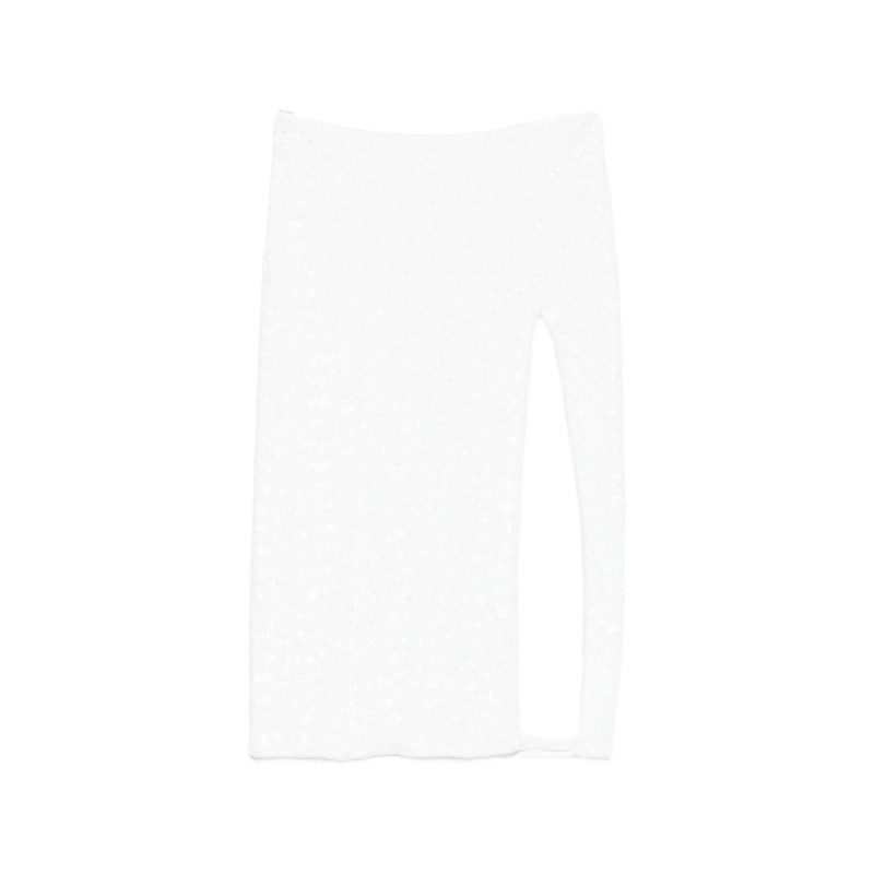 Oséree Sequin-embellished Side-slit Midi Skirt