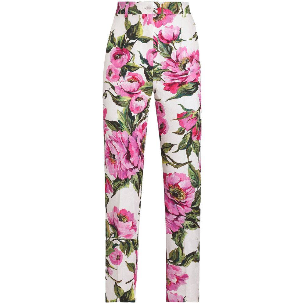Dolce & Gabbana Floral-print Trousers