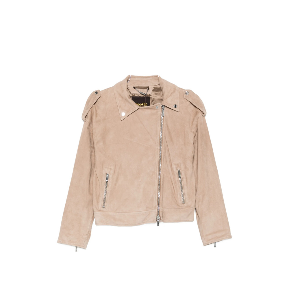 Moorer Loette Zip-fastening Leather Jacket