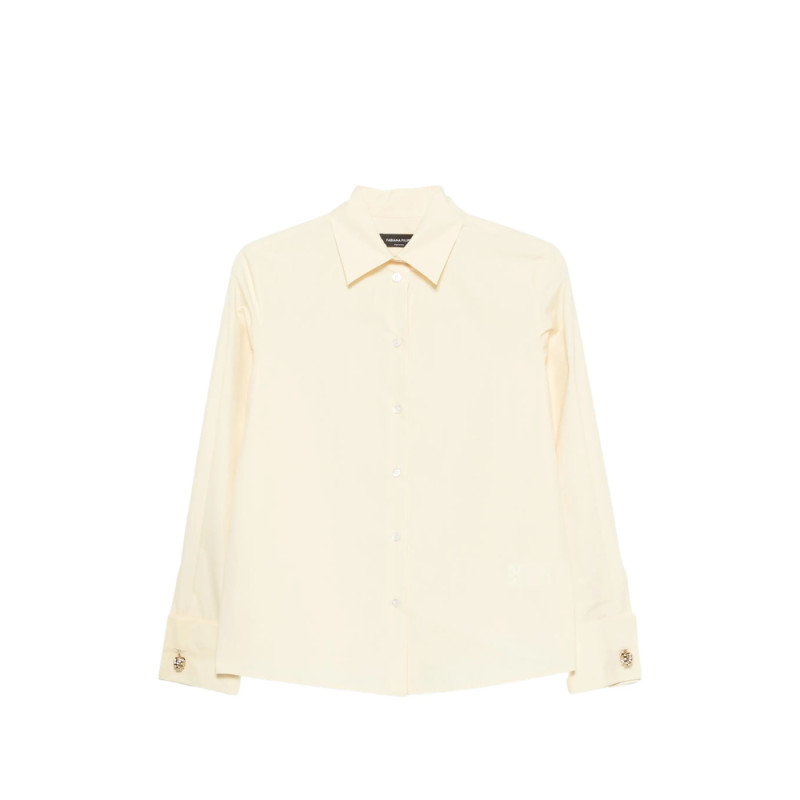 Fabiana Filippi Embellished-cuff Long-sleeve Shirt
