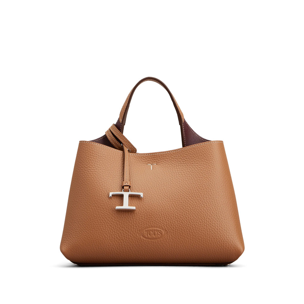 Tod's Logo-pendant Leather Tote Bag