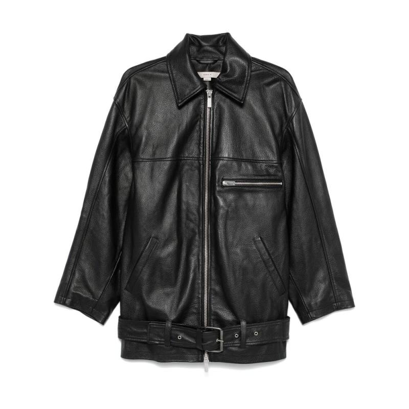 Remain Birger Christensen Leather Biker Jacket