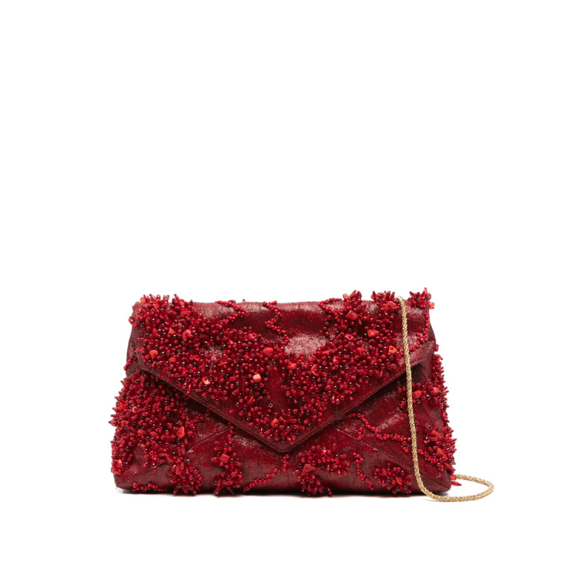 Dries Van Noten Bead-embellished Clutch Bag