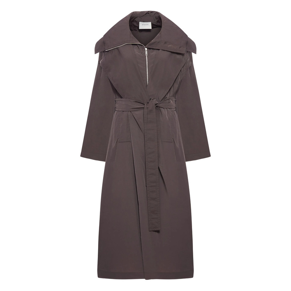 Sportmax Zip-up Belted Coat