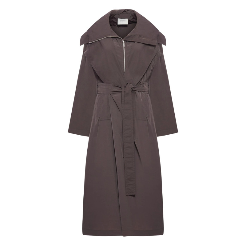 Sportmax Zip-up Belted Coat